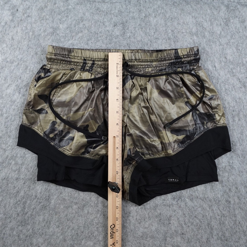 Koral Shorts Women Extra Small Camo Division Double Layer A2102NS01 Activewear